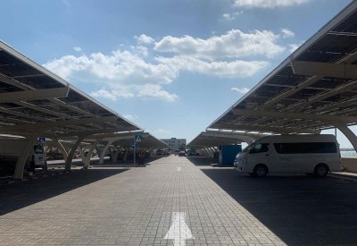 مبادرة تركيب الألواح الشمسية في مواقف سيارات "مدينة التنين البحرين" تحظى بإشادة واسعة من الزوار والمتسوقين