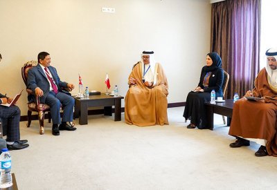 وزير الخارجية يلتقي نظيره النيبالي على هامش اجتماع حوار التعاون الآسيوي