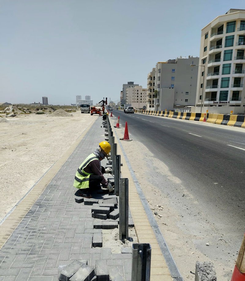 وكيل وزارة الأشغال: 70% نسبة الإنجاز في مشروع تطوير شارعي 27 و79 بمنطقة سار
