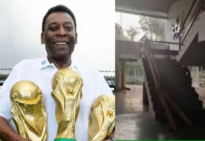 اللصوص يسرقون "الأدوات الصحية" من حمامات الأسطورة بيليه