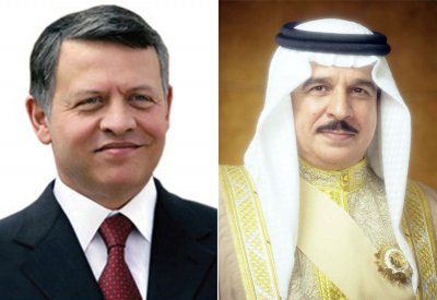 جلالة الملك المعظم يتلقى برقية شكر من العاهل الأردني