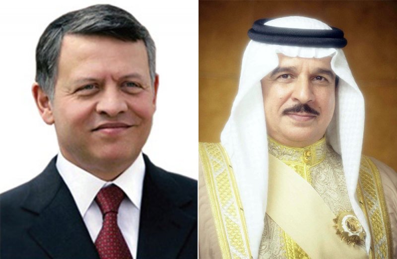 جلالة الملك المعظم يتلقى برقية شكر من العاهل الأردني