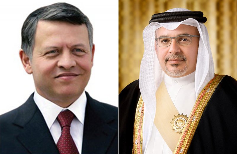 سمو ولي العهد رئيس مجلس الوزراء يتلقى برقية شكر جوابية من العاهل الأردني