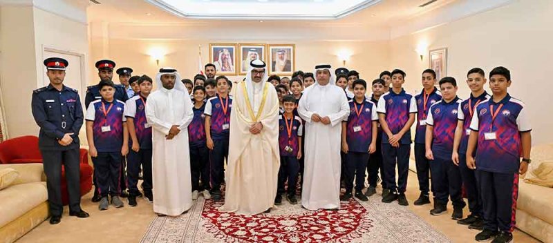 سمو محافظ الجنوبية يستقبل عدداً من طلبة المعسكر الصيفي للأكاديمية الملكية للشرطة