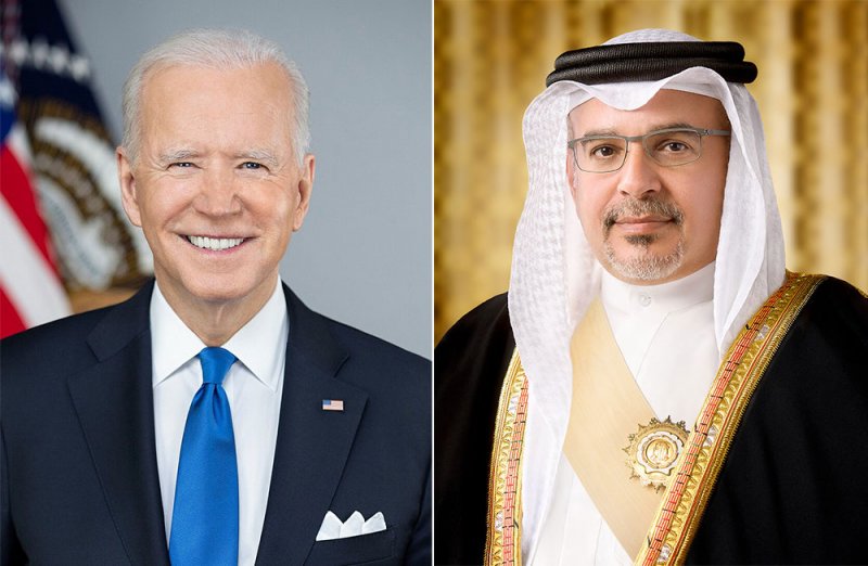 سمو ولي العهد رئيس مجلس الوزراء يهنئ رئيس الولايات المتحدة الأمريكية بذكرى الاستقلال