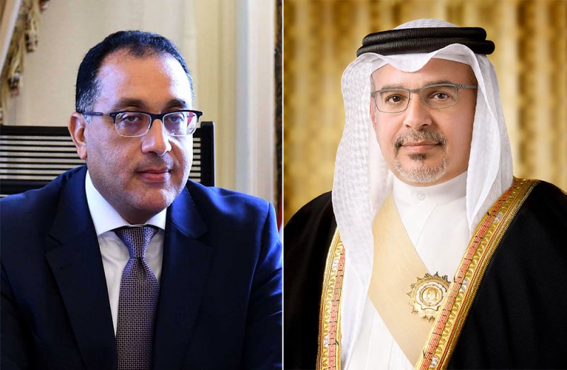 سمو ولي العهد رئيس مجلس الوزراء يهنئ الدكتور مصطفى مدبولي
