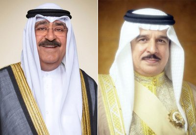 جلالة الملك المعظم يعزي أمير دولة الكويت في وفاة الشيخ علي عبدالله السالم المبارك الصباح