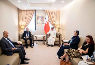 المدير العام للشؤون القانونية وحقوق الإنسان بوزارة الخارجية يجتمع مع الممثل الإقليمي لمنطقة الشرق الأوسط وشمال أفريقيا للمفوضية السامية لحقوق الإنسان