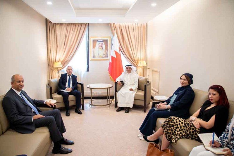 المدير العام للشؤون القانونية وحقوق الإنسان بوزارة الخارجية يجتمع مع الممثل الإقليمي لمنطقة الشرق الأوسط وشمال أفريقيا للمفوضية السامية لحقوق الإنسان