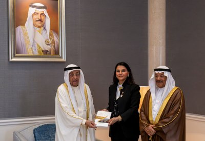 سمو الشيخ محمد بن مبارك آل خليفة يستقبل رئيس مجلس الشورى