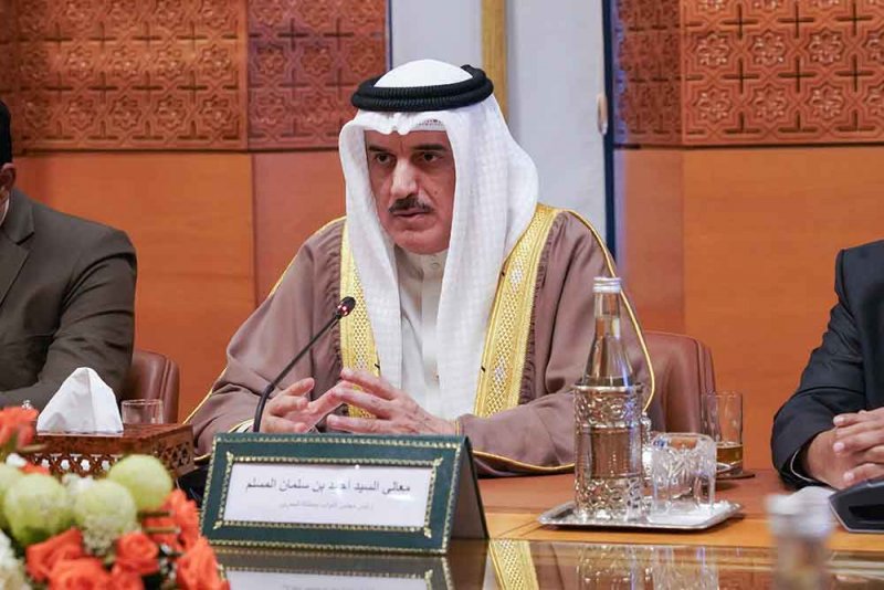 خلال جلسة مباحثات برلمانية بحرينية - مغربية: الإشادة بجهود جلالة الملك المعظم في دعم الأمن والسلام في المنطقة