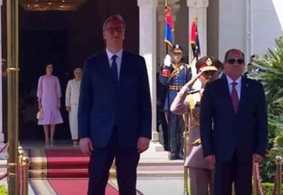 الرئيس المصري يبحث مع نظيره الصربي العلاقات الثنائية بين البلدين
