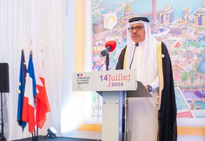 وزير الخارجية يحضر احتفال السفارة الفرنسية بيوم الباستيل