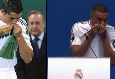 فيديو: رونالدو حاضر في حفل تقديم مبابي بـ"هلا مدريد" و"سي"