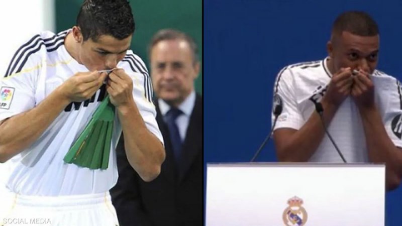 فيديو: رونالدو حاضر في حفل تقديم مبابي بـ"هلا مدريد" و"سي"