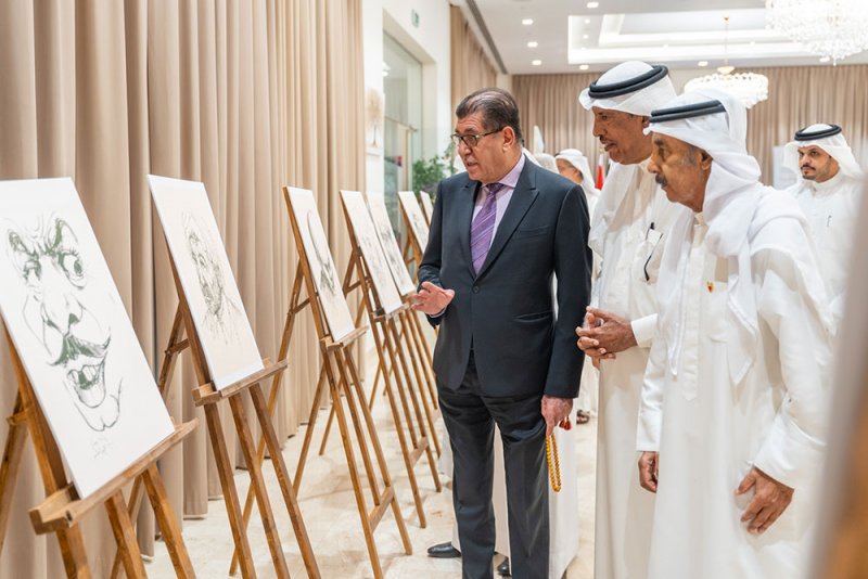 رئيس "الشورى" يرعى افتتاح معرض "رؤية فنية 2" بمركز عبدالرحمن كانو الثقافي