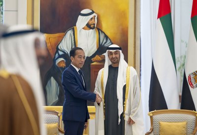 الرئيس الإماراتي يبحث مع الرئيس الإندونيسي الشراكة الاقتصادية بين البلدين