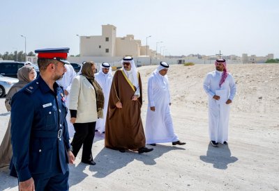 سمو محافظ المحافظة الجنوبية يتفقد أبرز مشاريع البنية التحتية بالمحافظة