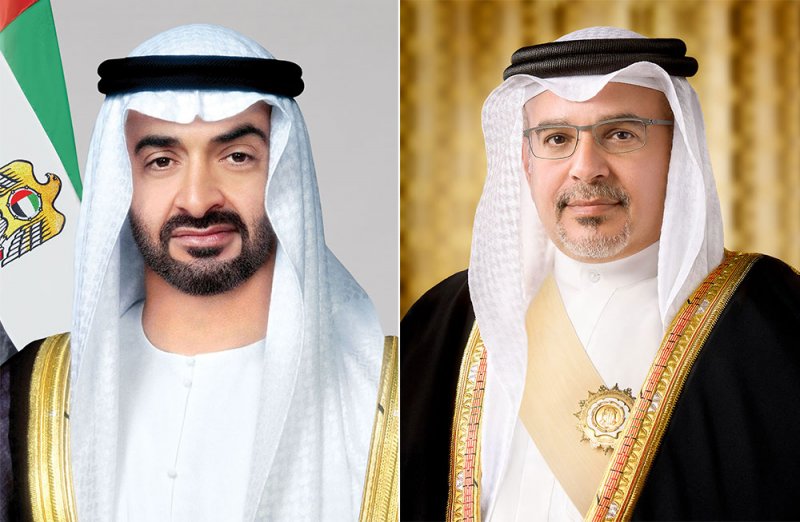 سمو ولي العهد رئيس مجلس الوزراء يهنئ رئيس دولة الإمارات العربية المتحدة