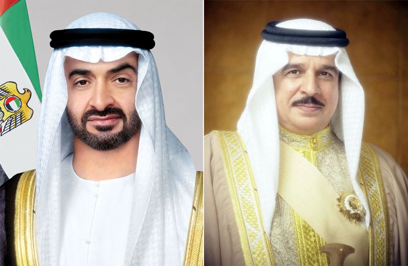 جلالة الملك المعظم يهنئ رئيس دولة الإمارات العربية المتحدة