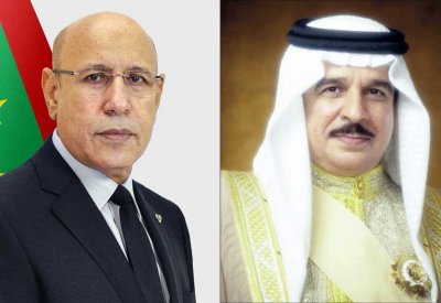جلالة الملك المعظم يتلقى برقية شكر جوابية من الرئيس الموريتاني