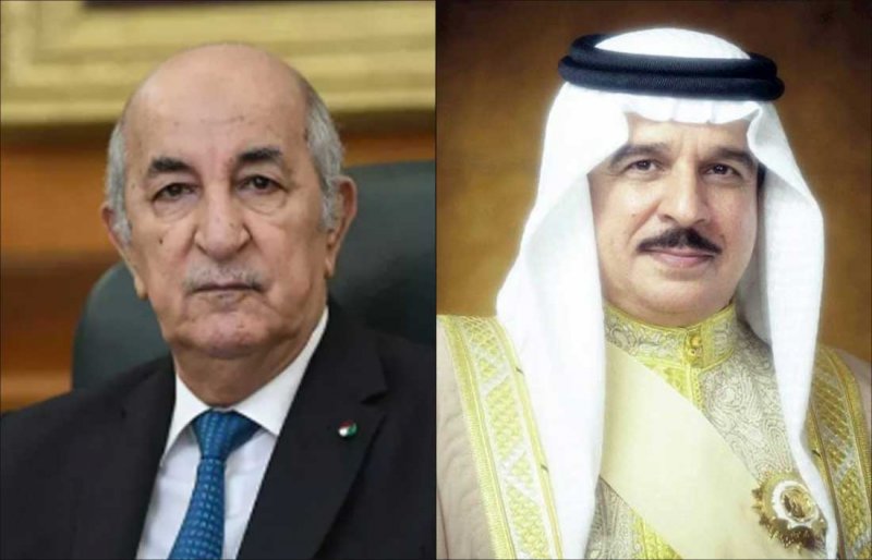 جلالة الملك المعظم يتلقى برقية شكر جوابية من الرئيس الجزائري