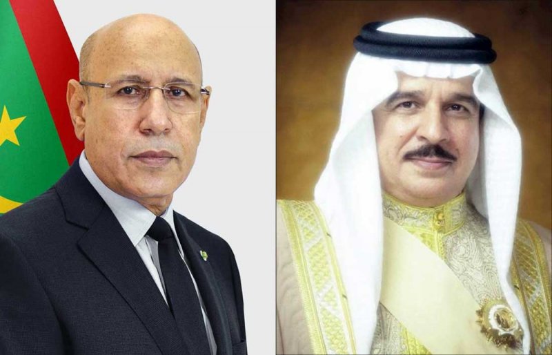 جلالة الملك المعظم يتلقى برقية شكر جوابية من الرئيس الموريتاني