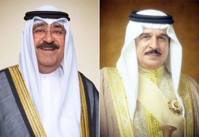 جلالة الملك المعظم يتلقى برقية شكر جوابية من سمو أمير دولة الكويت
