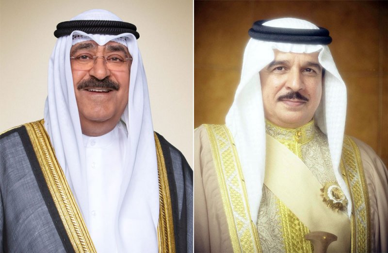 جلالة الملك المعظم يتلقى برقية شكر جوابية من سمو أمير دولة الكويت