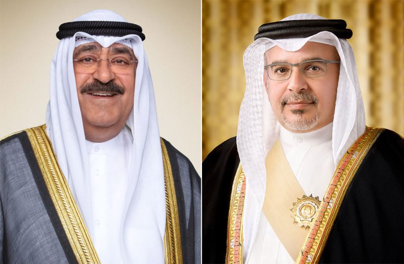 سمو ولي العهد رئيس مجلس الوزراء يتلقى برقية شكر جوابية من سمو أمير دولة الكويت