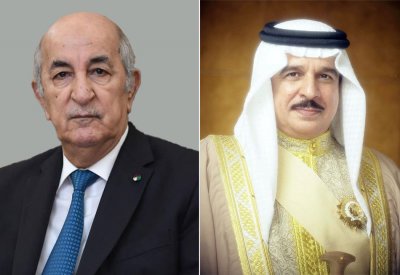 جلالة الملك المعظم يتلقى برقية شكر جوابية من رئيس الجمهورية الجزائرية