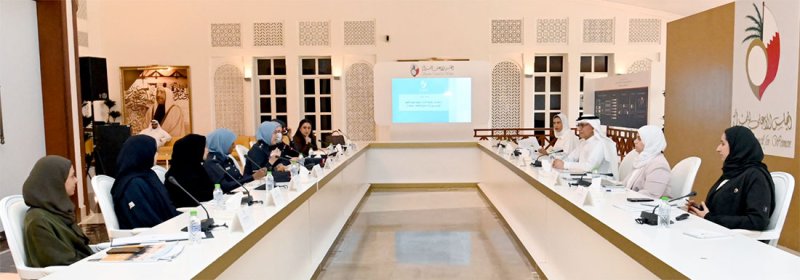 فريق الأمانة العامة للمجلس الأعلى للمرأة يعقد اجتماع مع لجنة تكافؤ الفرص بوزارة الداخلية