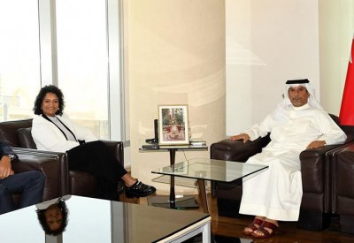 وزير النفط والبيئة يستقبل المدير العام لشركة شيفرون العالمية