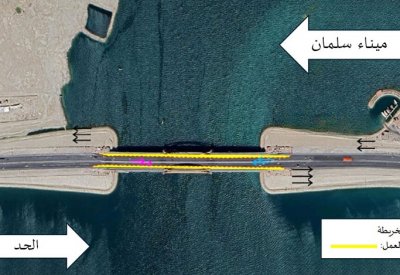الأشغال: غلق المسار الأيمن على جسر الشيخ خليفة بن سلمان