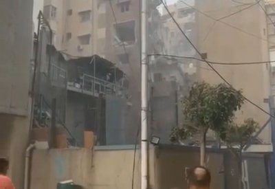 بالفيديو: غارة على ضاحية بيروت الجنوبية تستهدف قياديا بحزب الله.. وتفشل بقتله