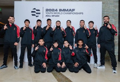 المنتخب الوطني للشباب لفنون القتال المختلطة يشارك في عالمية الشباب بأبوظبي