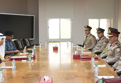 وزير شؤون الدفاع يستقبل الوفد العسكري المصري المشارك في أعمال اجتماع لجنة التعاون العسكري البحرينية المصرية المشتركة