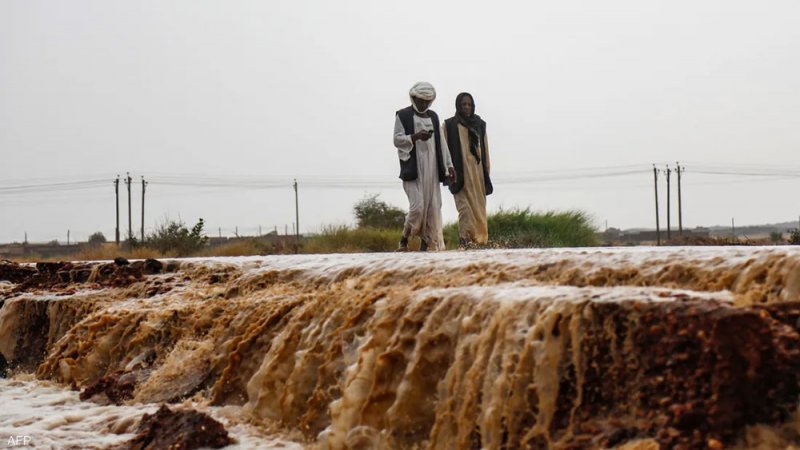 مقتل 17 شخصا بسبب أمطار غزيرة في شمال شرق السودان