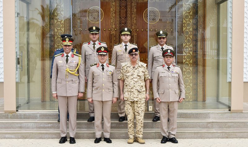 وفد عسكري مصري يزور المتحف العسكري لقوة دفاع البحرين