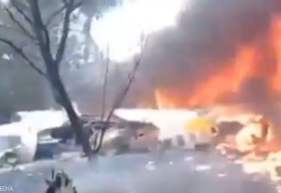 بالفيديو: سقوط طائرة برازيلية تقل 62 شخصا