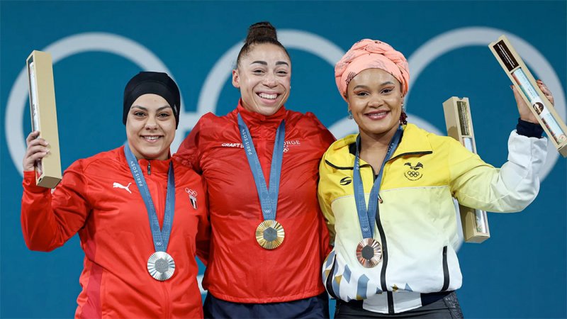 سارة سمير تهدي مصر ثاني ميدالية في أولمبياد باريس