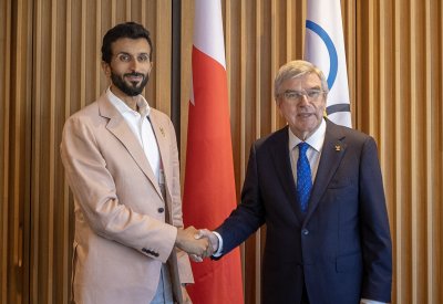 ناصر بن حمد: ماضون نحو تعاون مستدام مع اللجنة الأولمبية الدولية
