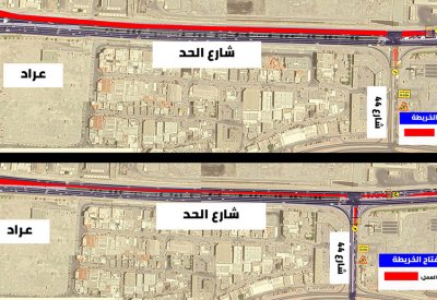 "الأشغال": غلق مسارات على مراحل على شارع الحد