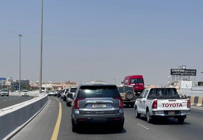إثر حادث مروري.. ازدحام على شارع الشيخ عيسى بن سلمان باتجاه جسر الملك فهد