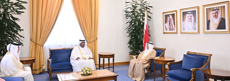 سمو الشيخ محمد بن مبارك آل خليفة يستقبل سفير دولة قطر لدى البحرين