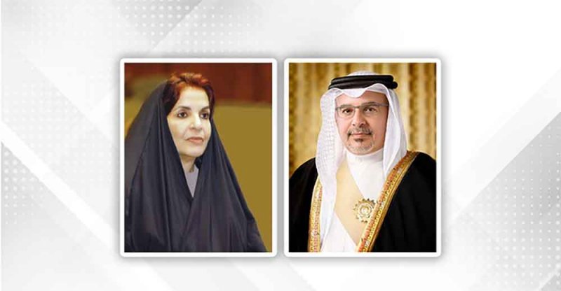 سمو ولي العهد رئيس مجلس الوزراء يتلقى برقية شكر من قرينة جلالة الملك المعظم رئيسة المجلس الأعلى للمرأة