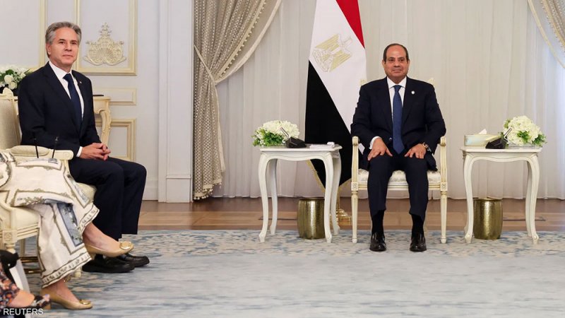 بعد لقائه بلينكن.. السيسي يحذر من تبعات توسع حرب غزة إقليميا