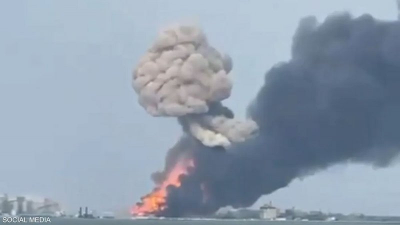روسيا تتهم أوكرانيا بمهاجمة سفينة وقود في ميناء "القوقاز"