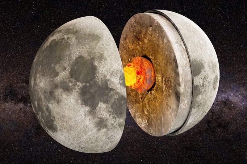 باحثون يكشفون عن مكونات اللب الداخلي للقمر