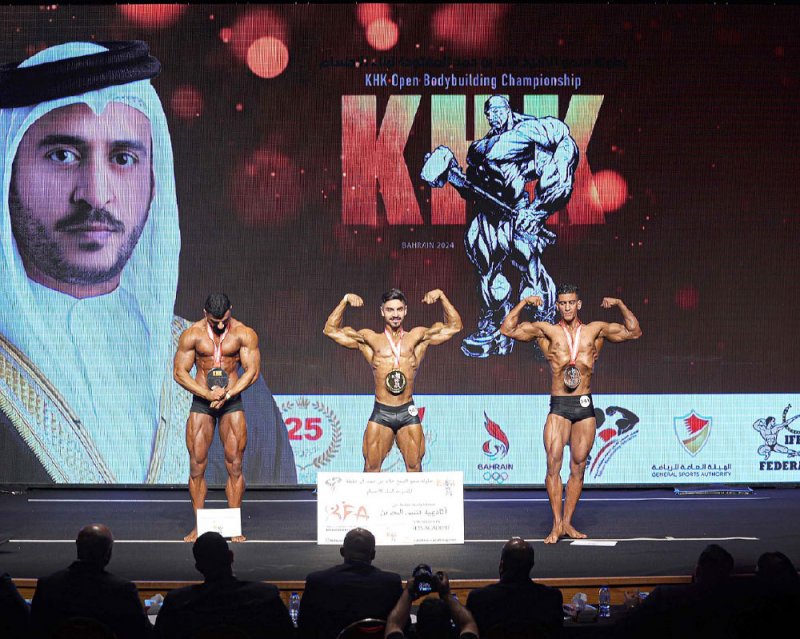 اتحاد كمال الأجسام يختتم بطولة خالد بن حمد المفتوحة لبناء الأجسام